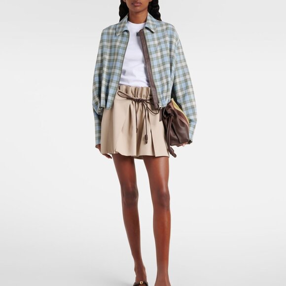Loewe Checked draped jacket - Picture 1 of 15